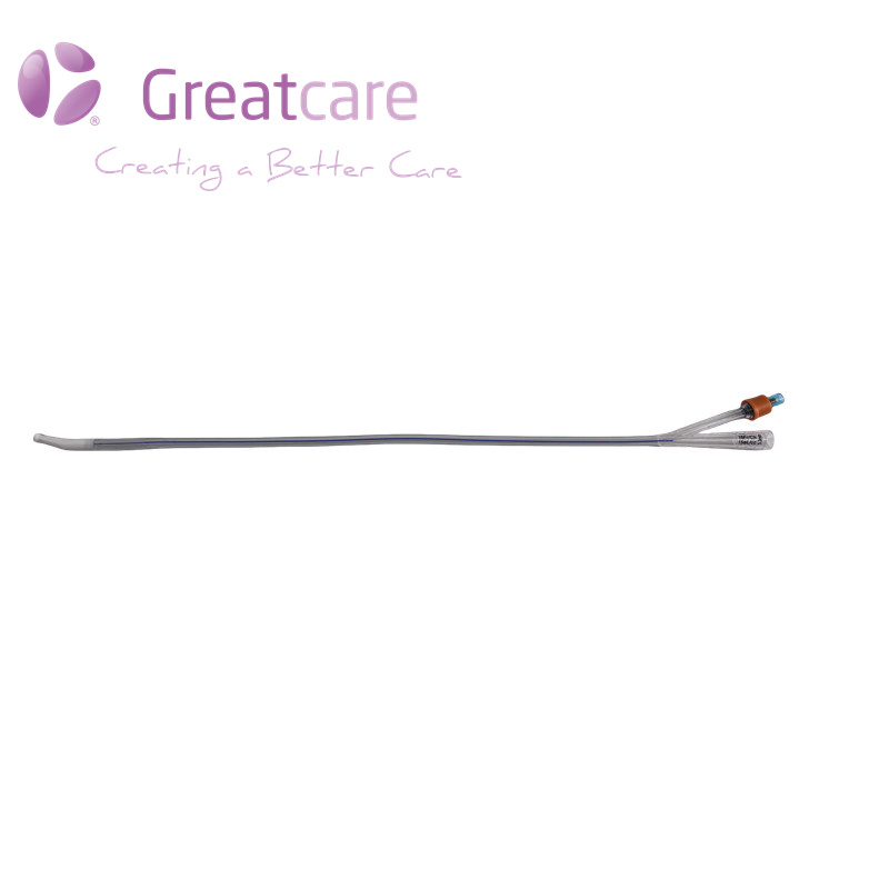 Cataitéar Foley Silicone dúbailte-lumen le barr Tiemann